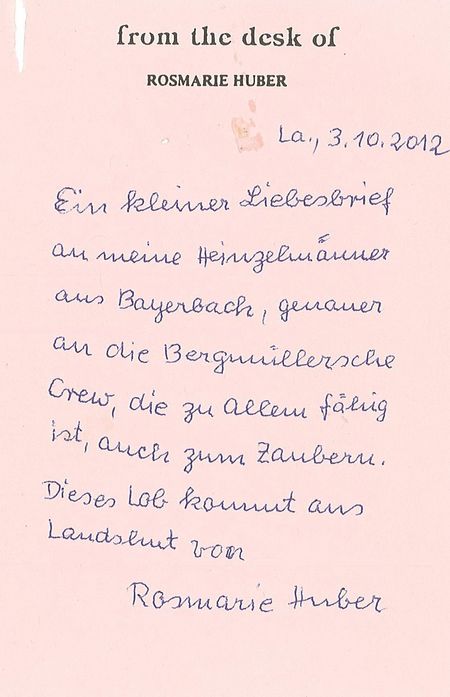 Kleiner Liebesbrief