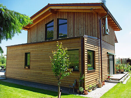 Anbau Holzfassade