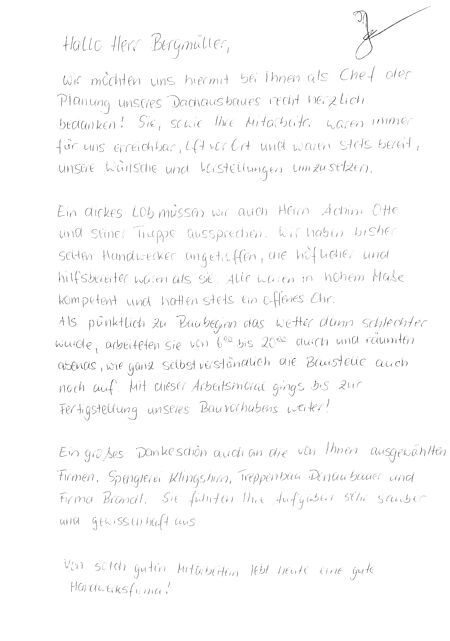 Empfehlung Dachausbau