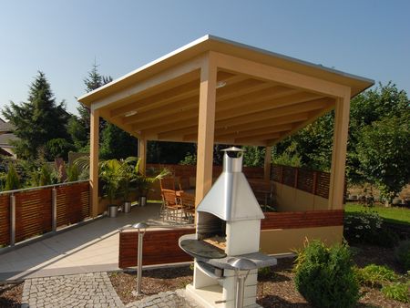 Terrasse freistehend